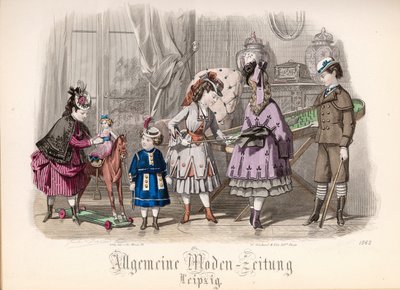 Children at Play, Fashion Plate from the 